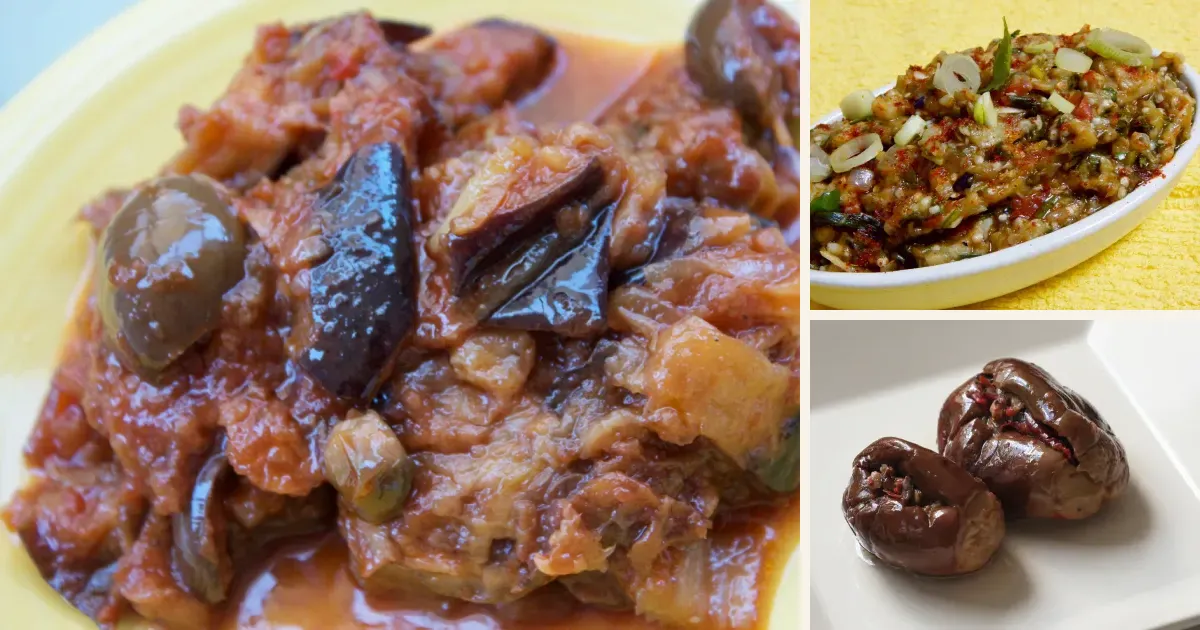 Photo illustrating the article “The aubergine, one vegetable and ten kitchens”