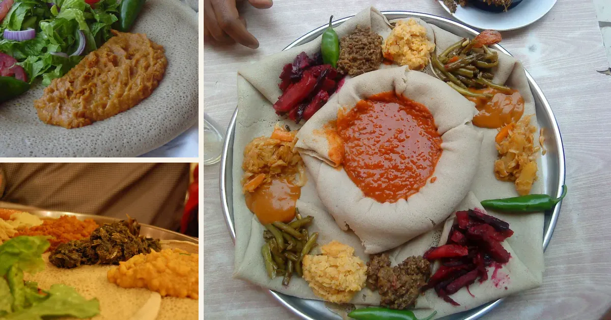 Photo illustrating the article “Ethiopian cooking, vegetarian two days a week”